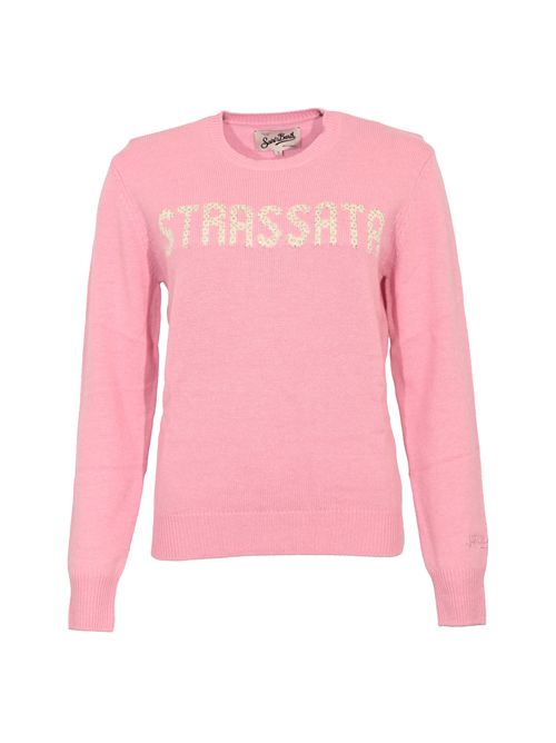 Maglione New Queen Strassata in misto lana e cachemire Mc2 Saint Barth | QUE001001910I